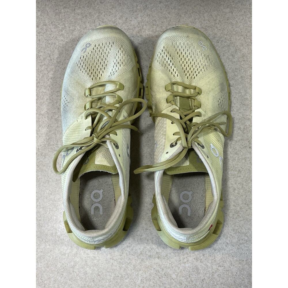 On Cloud Running Helion CloudTec Women’s Size 10 Neon Yellow Sneakers Shoes - Picture 4 of 12